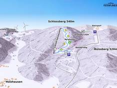 Pistenplan Holzhausen – Schlossberg