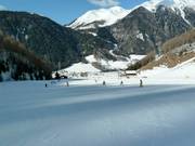 Übungsgelände in Vals an der Schilling-Gondelbahn