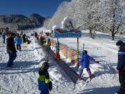 Tipp für die Kleinen  - KinderSchneeLand am Draxlhang der Skischule Lenggries