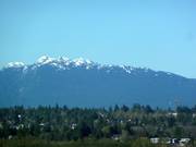 Blick von Vancouver auf das Skigebiet Mount Seymour