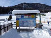 Informationstafel an der Mittelstation