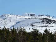 Blick zum 531 m hohen Gipfel Levi