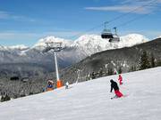 Abfahrt an der Kühtaile-Sesselbahn