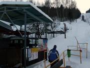 Jáchymov Stred - Schlepplift mit T-Bügel/Anker