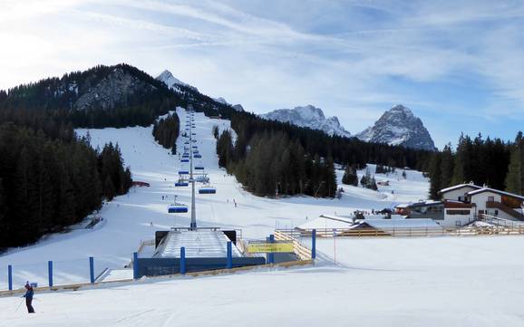Skifahren bei Garmisch-Partenkirchen