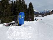 Förderband Pfarrhügel leicht oberhalb der Talstation Gschwandtkopf