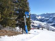 Leistungsfähige Schneekanone in Sillian