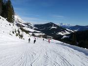 Die blaue Piste am Kings Cab