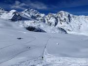 Morteratsch-Gletscherabfahrt