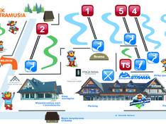 Pistenplan Nosal – Bystre