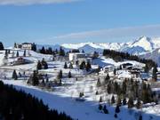 Hotel Lac Blanc nur wenige Meter von den Pisten entfernt