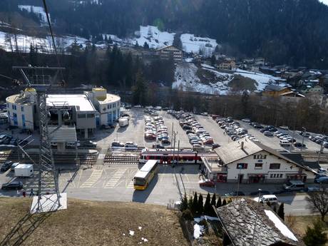 Französische Schweiz (Romandie): Anfahrt in Skigebiete und Parken an Skigebieten – Anfahrt, Parken 4 Vallées – Verbier/La Tzoumaz/Nendaz/Veysonnaz/Thyon