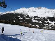 Leichte Piste am Tellerlift Tresero