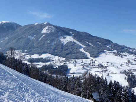 Steiermark: Größe der Skigebiete – Größe Schladming – Planai/Hochwurzen/Hauser Kaibling/Reiteralm (4-Berge-Skischaukel)