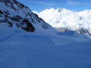 Anspruchsvolle Gletscherpiste Hohkraut