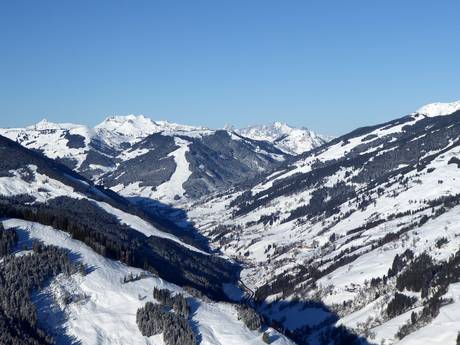 Alpin Card: Größe der Skigebiete – Größe Saalbach Hinterglemm Leogang Fieberbrunn (Skicircus)