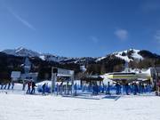 Blick über das Skigebiet Zoncolan