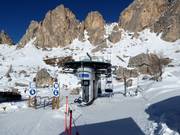 Fedare-Croda Negra - 2er Sesselbahn fix geklemmt