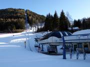 Temù-Roccolo Ventura - 4er Hochgeschwindigkeits-Sesselbahn (kuppelbar) mit Abdeckhauben
