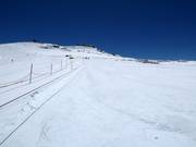 Leichte Piste am Babylift Gletscherboden