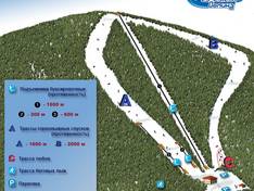 Pistenplan Medvezhya Dolina