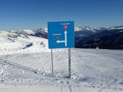 Klare Ausschilderung