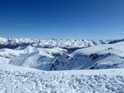 Blick in Richtung Neuseeländische Alpen