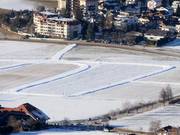 Beschneite Loipen in Reischach