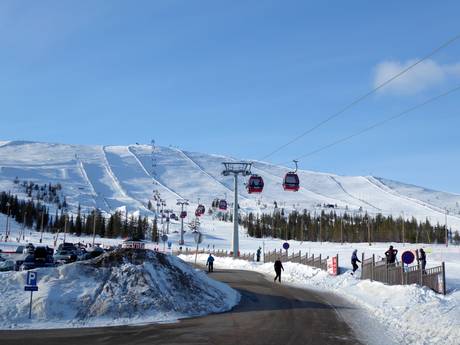 Lappland (Finnland): Größe der Skigebiete – Größe Ylläs