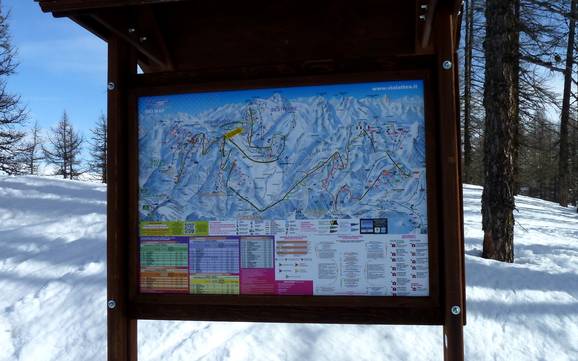 Susatal (Val di Susa): Orientierung in Skigebieten – Orientierung Via Lattea – Sestriere/Sauze d’Oulx/San Sicario/Claviere/Montgenèvre