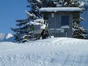 Schneekanone am Oberen Schetteregg