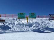 Ausschilderung an der Samsonbahn