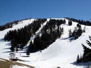 Blick auf die beiden Pisten Kržišče