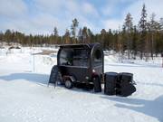 Imbisswagen im Skigebiet Levi