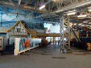 Umkleidebereich der Skihalle Snow Arena