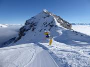 Schneekanone am Sennjoch