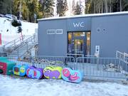 Gepflegte sanitäre Anlagen im Skigebiet Biały Jar