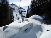 Naturschnee fällt reichlich im Skigebiet Hoch-Ybrig