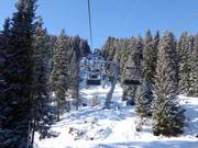 Tschuggen Ost - 3er Hochgeschwindigkeits-Sesselbahn (kuppelbar)