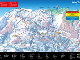 Pistenplan Laax/Flims/Falera