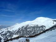Blick auf den Skigebietsteil Pragelato