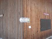 Ausschilderung zur Talstation