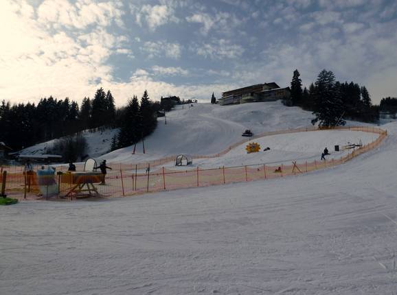 Blick auf den Fischener Skihang