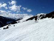 Viel freier Skiraum zwischen Wurzhöhe und Bärenbadkogel