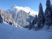 Leichte Talabfahrt Schwefeltobel