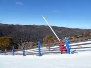 Lanzenbeschneiung im Skigebiet Thredbo