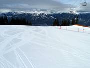 Perfekt präparierte Piste