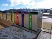 Mülltrennung im Skigebiet Falls Creek