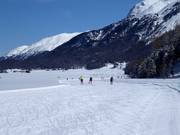 Loipe an der Talstation Furtschellas