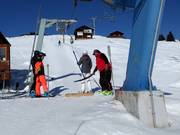 Freundliches und aufmerksames Personal am Schlepplift